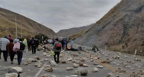 La Oroya Así está el panorama en la Carretera Central tras ser