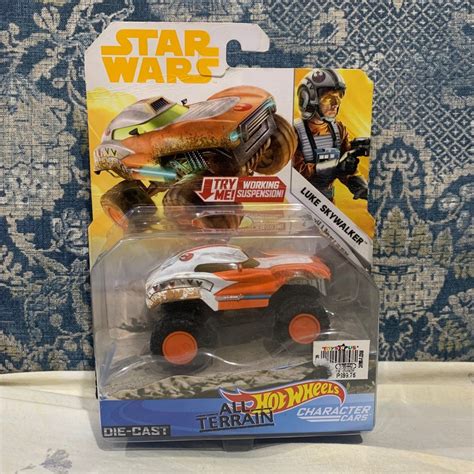 Star Wars Hotwheels All Terrain Monster Truck Luke Skywalker On Carousell