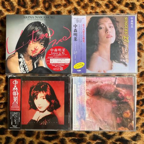 [中森明菜] Akina Nakamori 日本本土版 Cd 初回盤 全部附側紙或紙套 900全走 興趣及遊戲 音樂、樂器 And 配件