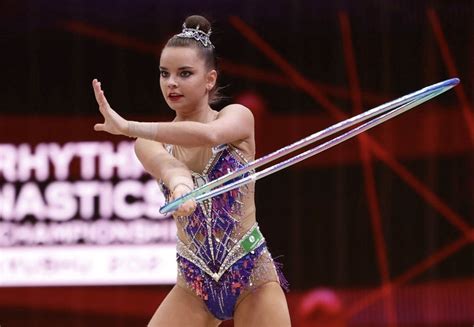 Identical Twins Rhythmic Gymnastics Twin Sisters Dina Russia Hoop