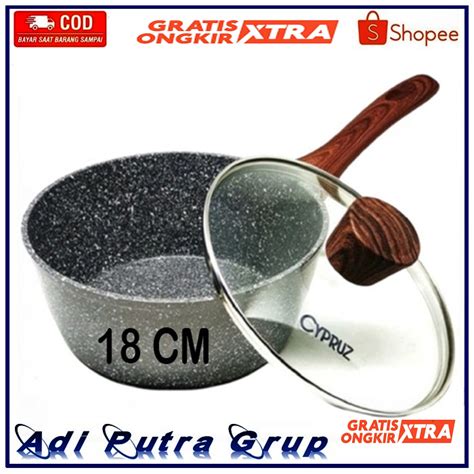 Jual Cypruz Sauce Pan Sn Marble Cm Panci Anti Lengket Dengan