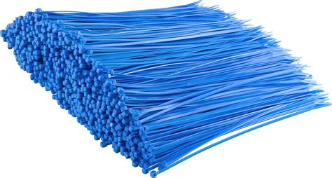 Amazon GTSE 8 Inch Blue Zip Ties 1 000 Bulk Pack 18lb Strength