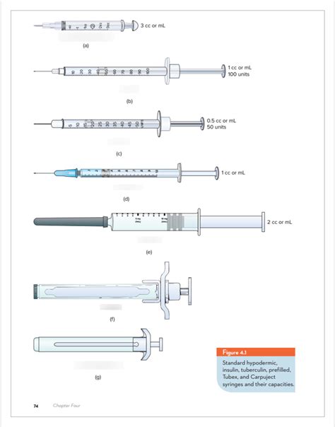 Types Of Syringes Diagram Quizlet