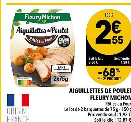 Promo Aiguillettes De Poulet Fleury Michon Chez Supeco Icatalogue Fr