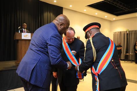 RDC Georges Arthur Forest élevé au grade de Grand cordon des ordres