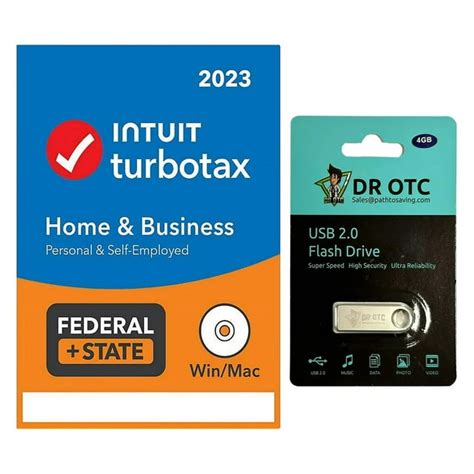 Turbotax Home And Business 2023 Tax Software Federal And State Tax Return