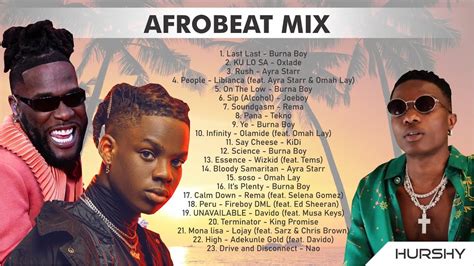 Afrobeat Mix BEST OF AFROBEAT 2023 UNAVAILABLE Calm Down Rush