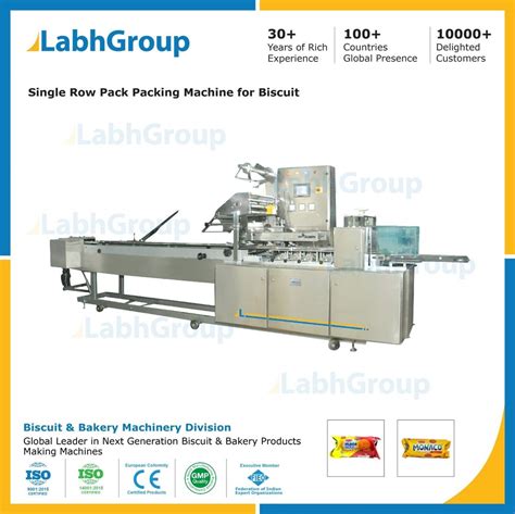 Biscuit Packing Machine For Single Row Pack At Rs 400000 Biscuit