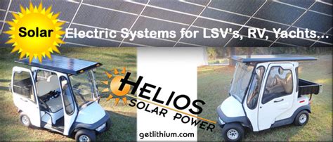 Solar Ev Helios Solar Power Sev 440tm2 Solar Panel Kit Helios Electric Golf Cart Rv Lsv