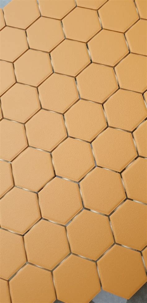 Terratinta Yellow Corn Mustard Hexagon Mosaic Tiles Sample EBay