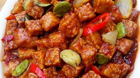 Resep Tempe Saus Pedas Manis Sederhana Untuk Menu Makan Malam