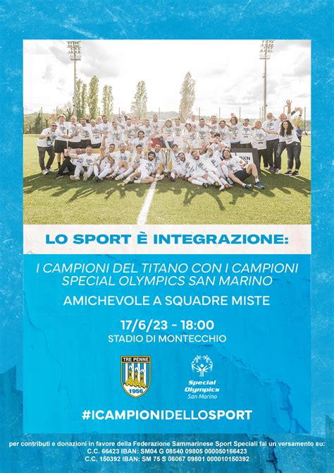 Tre Penne Societ Polisportiva San Marino Lo Sport Integrazione