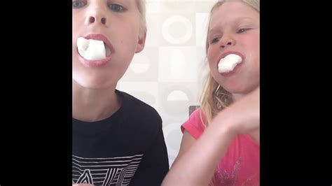 Chubby Bunny Challenge Med Straff YouTube