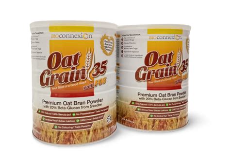 Bioconnexion Oat Grain With Fos G X Tins Premium Oat Bran