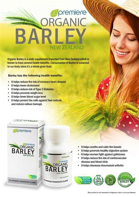 Organic Barley Capsule JC Premiere Opportunities Worldwide