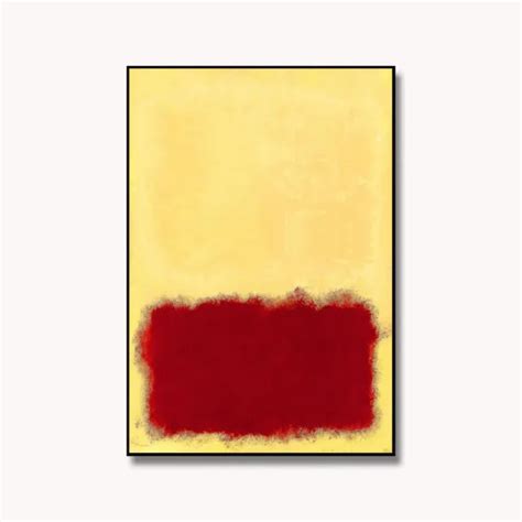 Quadro Mark Rothko Riproduzione Famosa Olio Su Tela Fatta A Mano