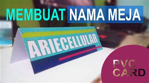 Membuat Papan Nama Meja Dari Kertas Delinewstv