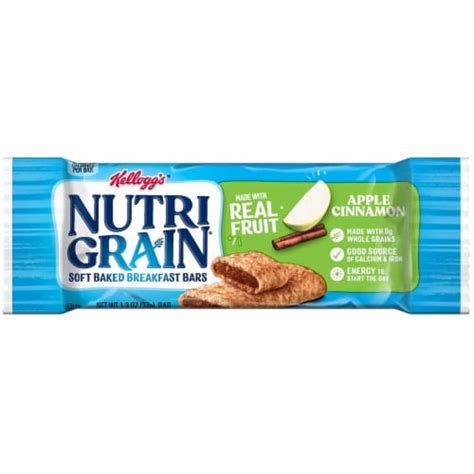 Kellogg S Nutri Grain Cereal Bars Apple Cinnamon Oz Ct Ct