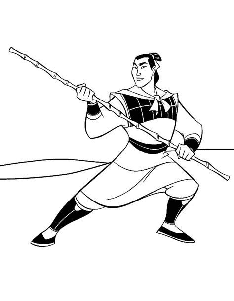 Disney Mulan Coloring Pages Coloring Home