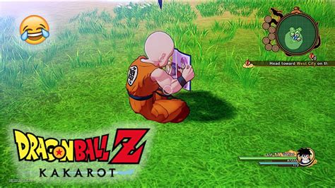 Dragon Ball Z Kakarot Gameplay Caught Krillin Looking At Porn Lol Youtube