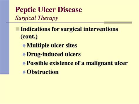 Ppt Peptic Ulcer Disease Therapy Powerpoint Presentation Free