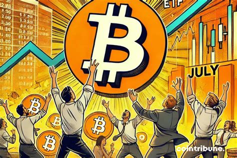 Bitcoin Rebound In July With Massive Inflows Into Etfs Tremplin Io