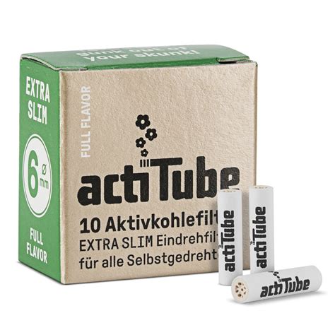 Filtres Acti Tube Charbon Extra Slim 6mm X10 1 90