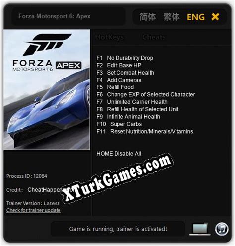 Forza Motorsport 6 Apex Trainer 11 V1 9 TurkGameZ