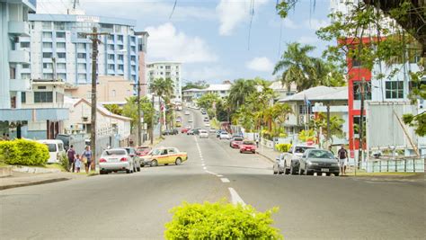 SUVA, FIJI - JAN 06 2017:Aerial View Of Suva City Center, Fiji. Suva Is ...