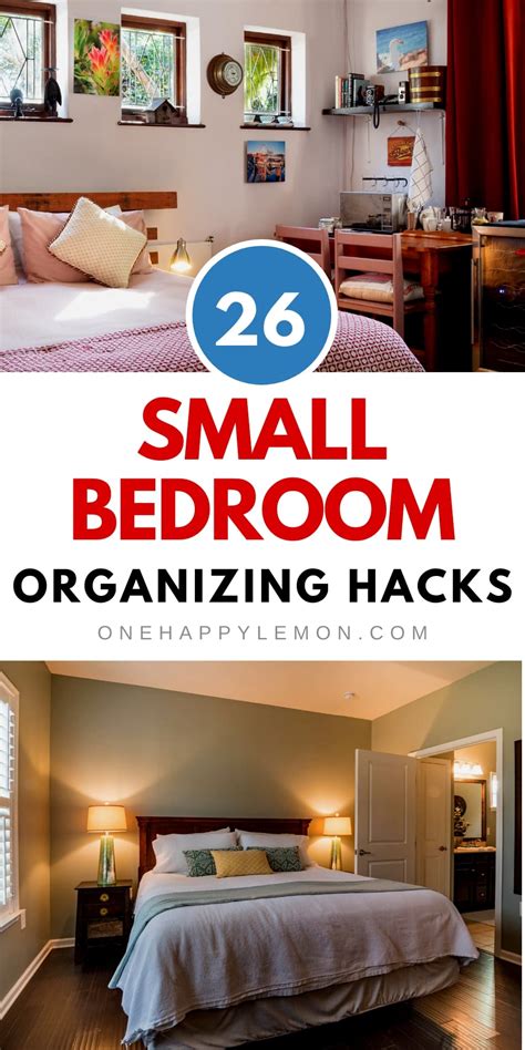 26 Creative Small Bedroom Organizing Hacks You Must Know