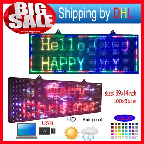 Full Color Rgb Programmable Led Signs P10 Smd Outdoor Led Scrolling