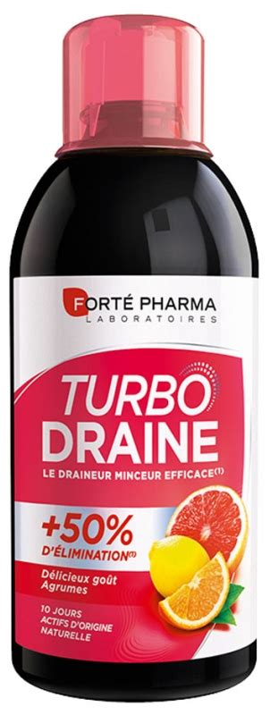 Turbodraine goût agrumes Forté Pharma draineur minceur