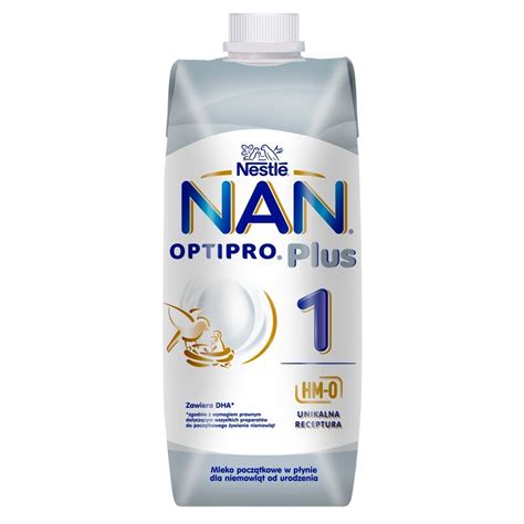 Nan Optipro Plus Hm O Mleko Pocz Tkowe W P Ynie Dla Niemowl T Od