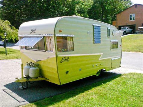 Vintage 1958 Shasta Airflyte Canned Ham Restored Camper Very Nice But