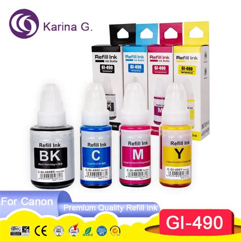 GI490 GI 490 GI 490 Compatible Refill Tintas Ink For Canon PIXMA