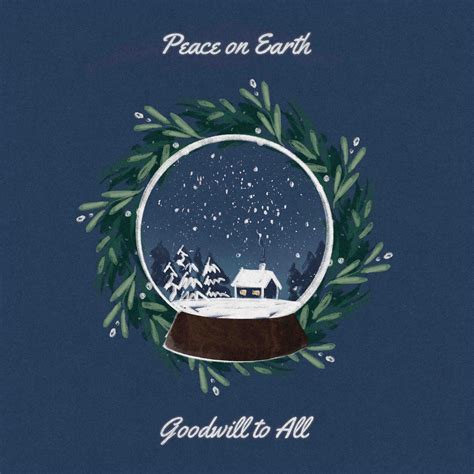 Peace On Earth Snowglobe Pack Of 10 Christian Christmas Cards