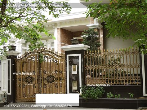 Gate Wall Design Main Gate Design With Boundary Wall Main Gate Sliding ...