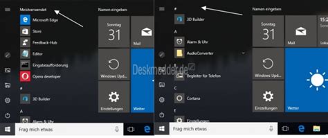 Das Windows Startmen Richtig Einrichten Tipps Und Tricks Deskmodder