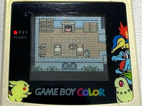 Nintendo Gameboy Color Pok Mon Center Gold Silver Limited Edition Cgb