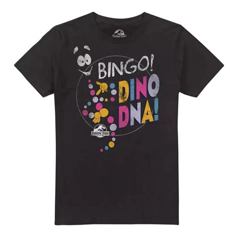 Jurassic Park Bingo Mr Dna Dinosaur Dino Shirt