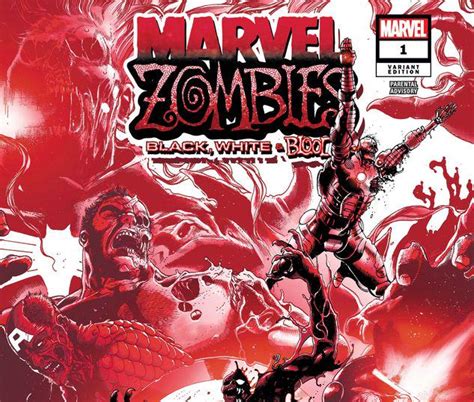 Marvel Zombies Black White Blood Variant Comic Issues