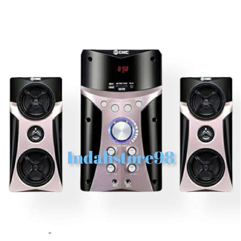 Jual Speaker Aktif GMC 885B Multimedia Bluetooth Karaoke Subwoofer Bass