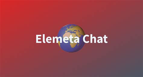 Elemeta Chat A Hugging Face Space By Superwise