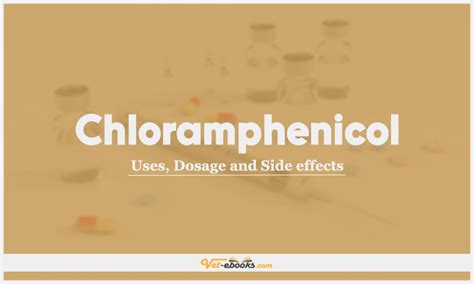 Chloramphenicol Dose For Dogs & Cats | Vet Drugs List