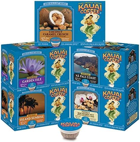 Amazon Kauai Coffee Single Serve Cups Pods Vanilla Macadamia Nut