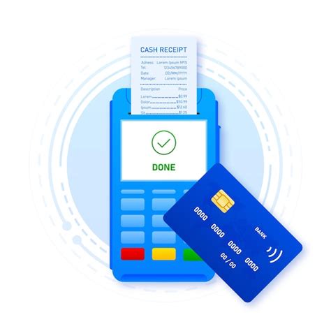 Premium Vector Purchase Of Goods And Payment Through The Terminal