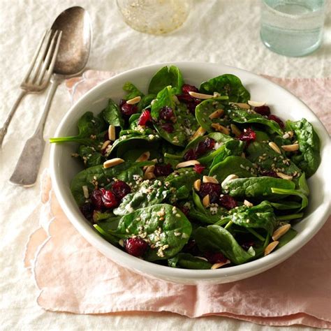 Cranberry Sesame Spinach Salad Recipe How To Make It