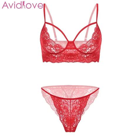 Aliexpress Buy Avidlove Women Sexy Lingerie Set Sex Shop Transparent Bikini Exotic