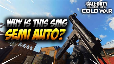 This New Tec 9 Smg In Cold War Is Semi Auto Youtube