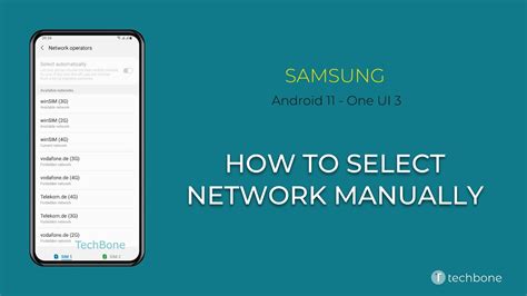 How To Select Network Manually Samsung Android 11 One Ui 3 Youtube